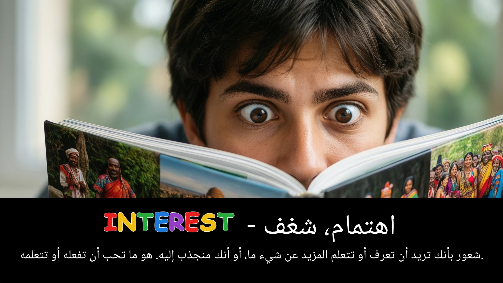 Arabic Illustration for interest